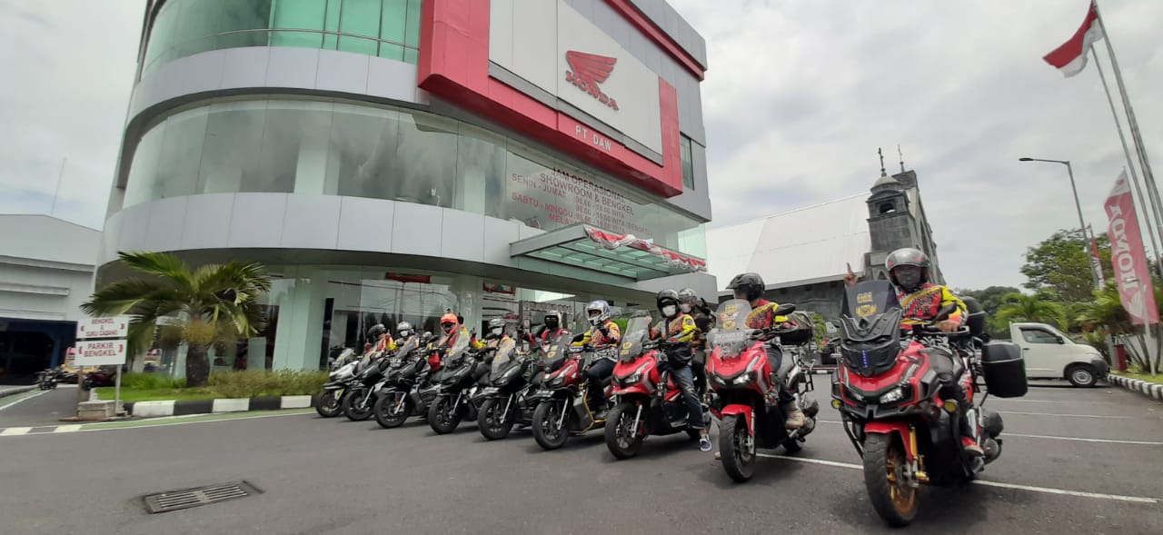 Touring Kemerdekaan Komunitas Honda ADV Indonesia (HAI) Chapter Gorontalo